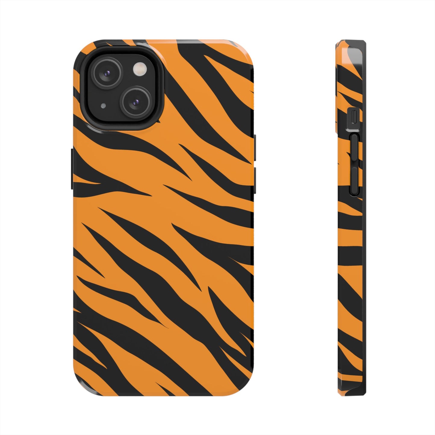 Tiger Texture Tough Phone Cases iPhone 14