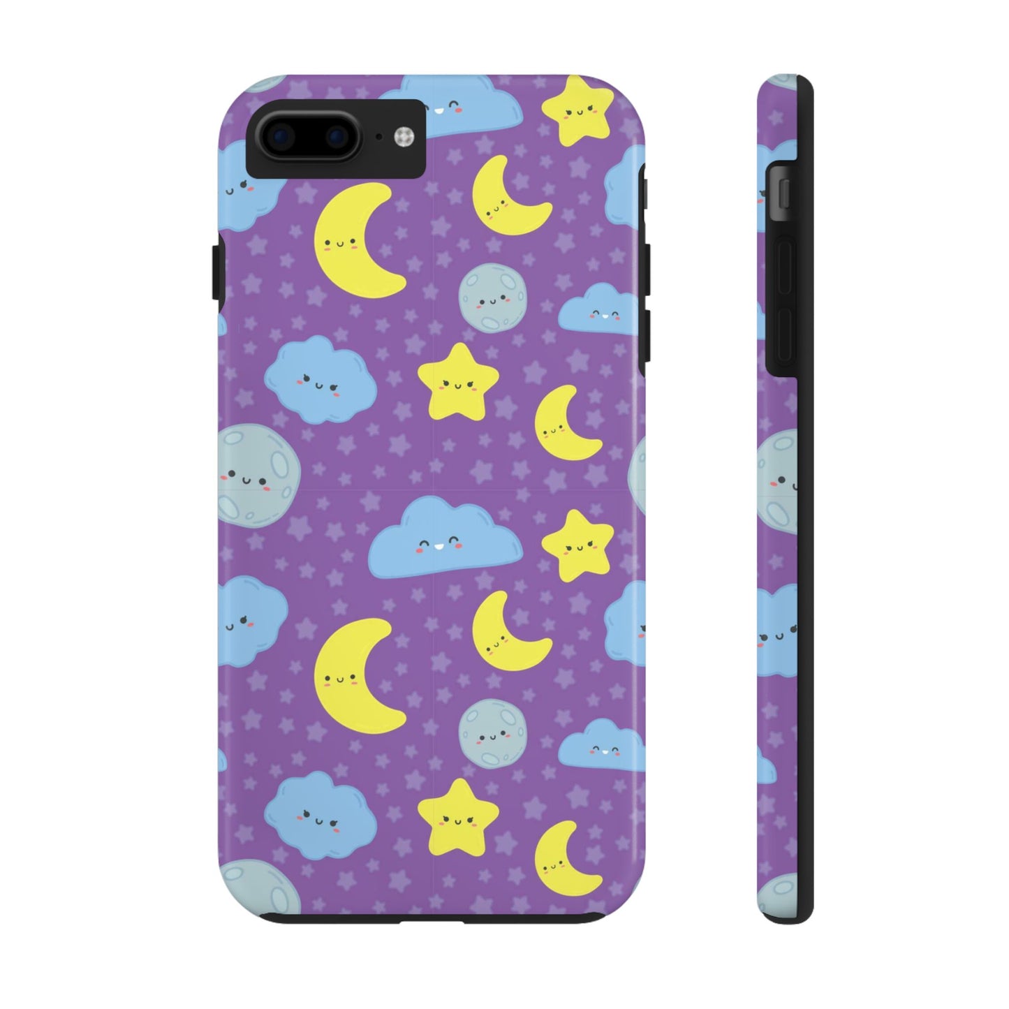 Night sky seamless pattern Tough Phone Cases iPhone 7 Plus, iPhone 8 Plus