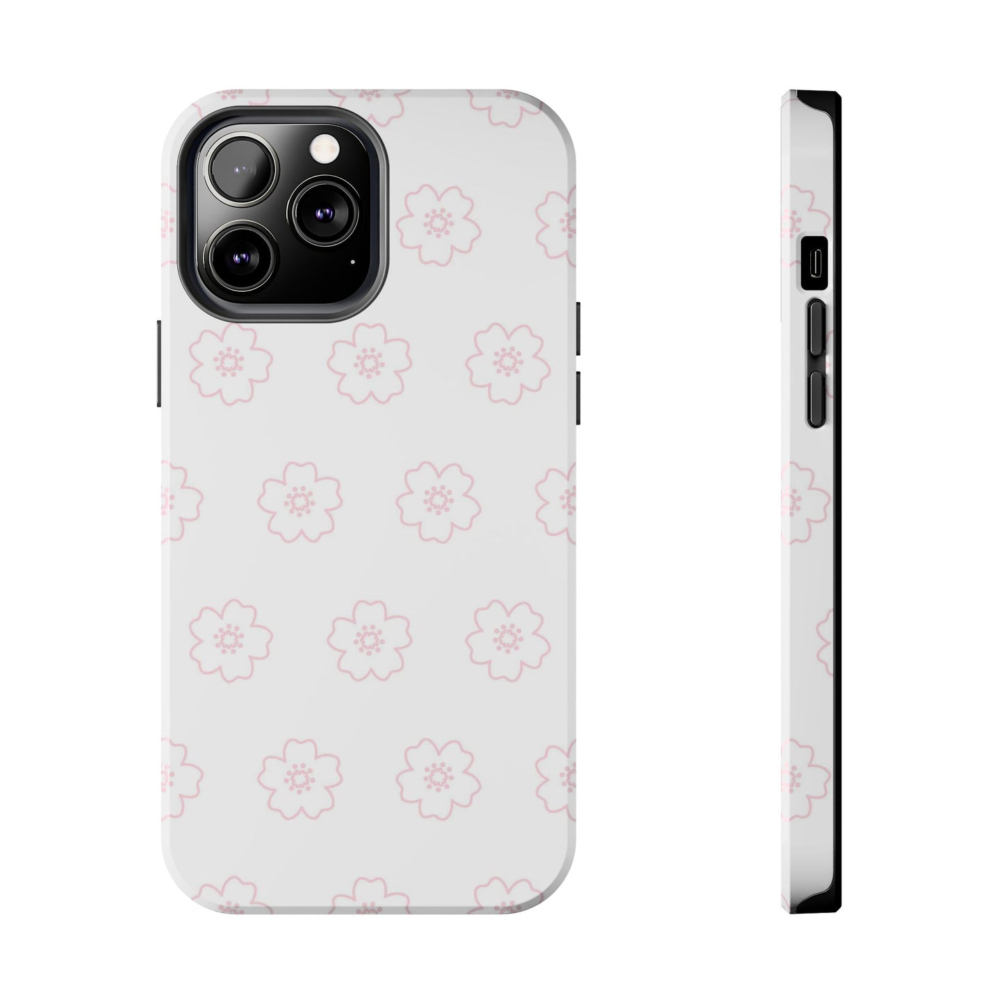 Cherry blossom seamless pattern Tough Phone Cases iPhone 13 Pro Max