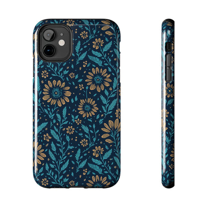 Flower Pattern Design Tough Phone Cases iPhone 11