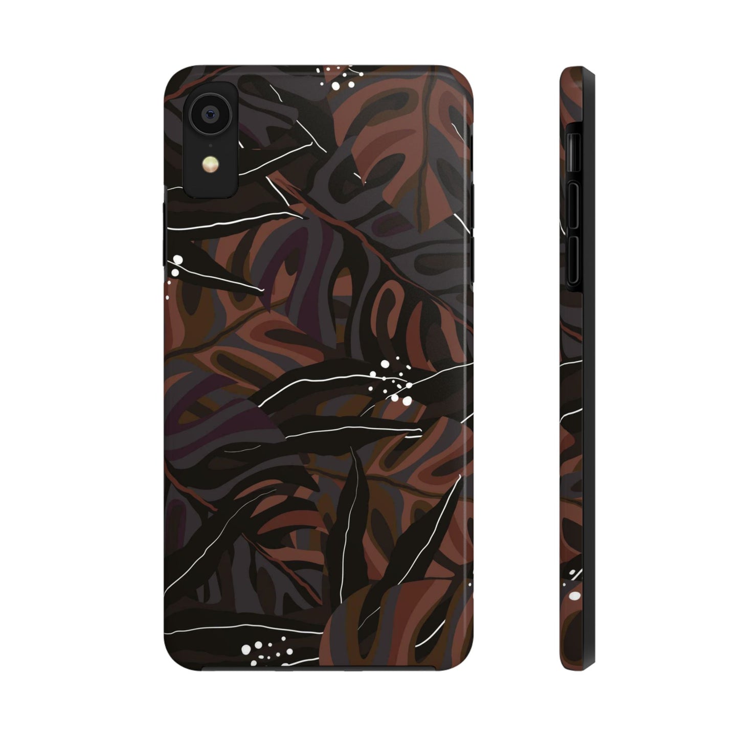 Modern exotic jungle plants Tough Phone Cases iPhone XR