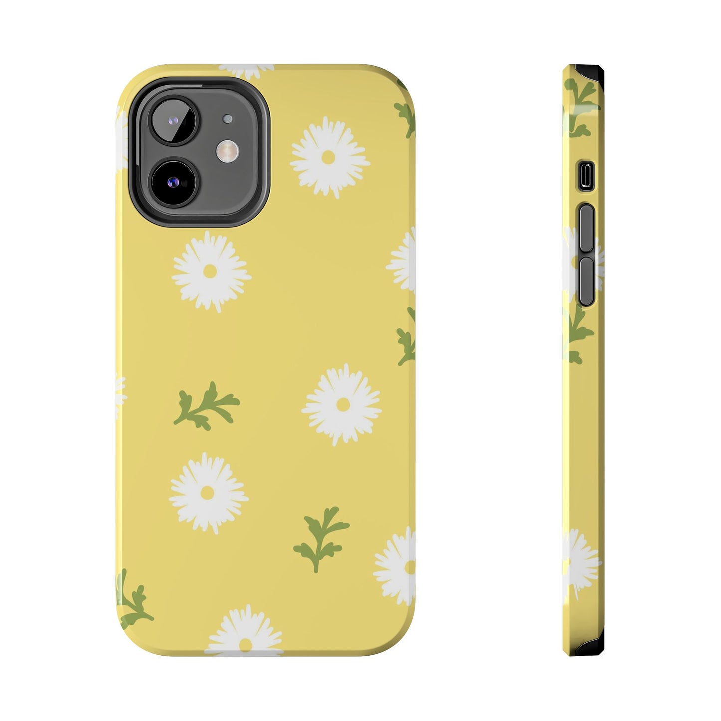 seamless doodle hand drawing daisy flower Tough Phone Cases iPhone 12