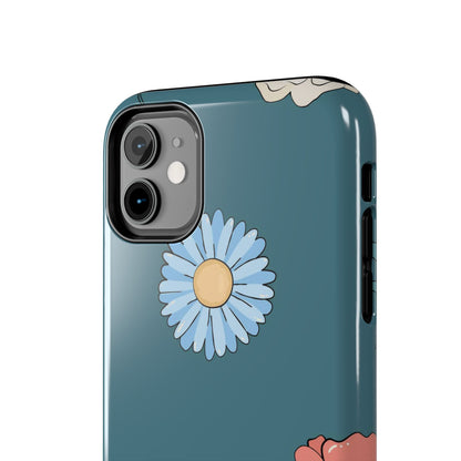 Seamless pattern with childish flowers Tough Phone Cases