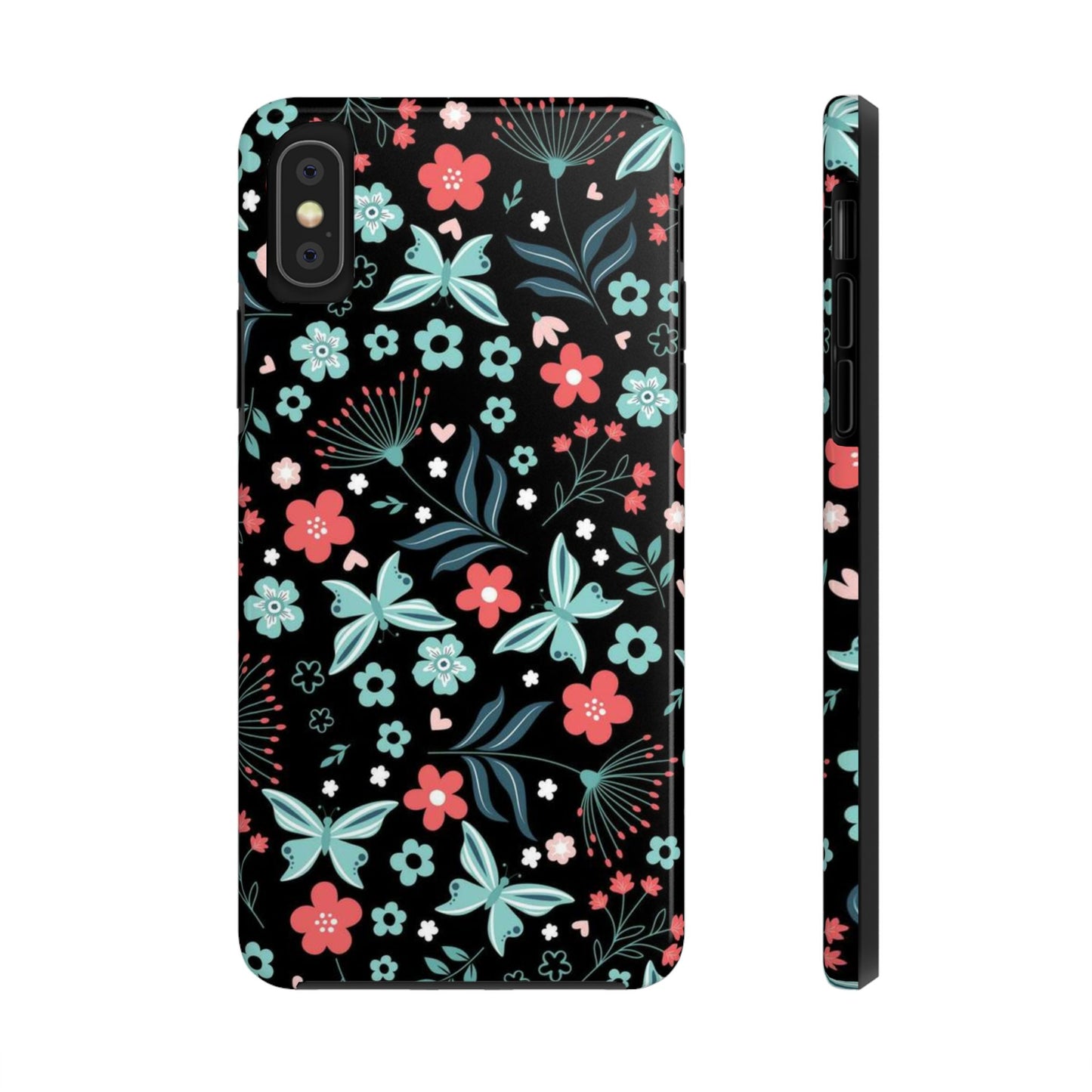 Spring seamless pattern on multi colored flowers Tough Phone Case iPhone X