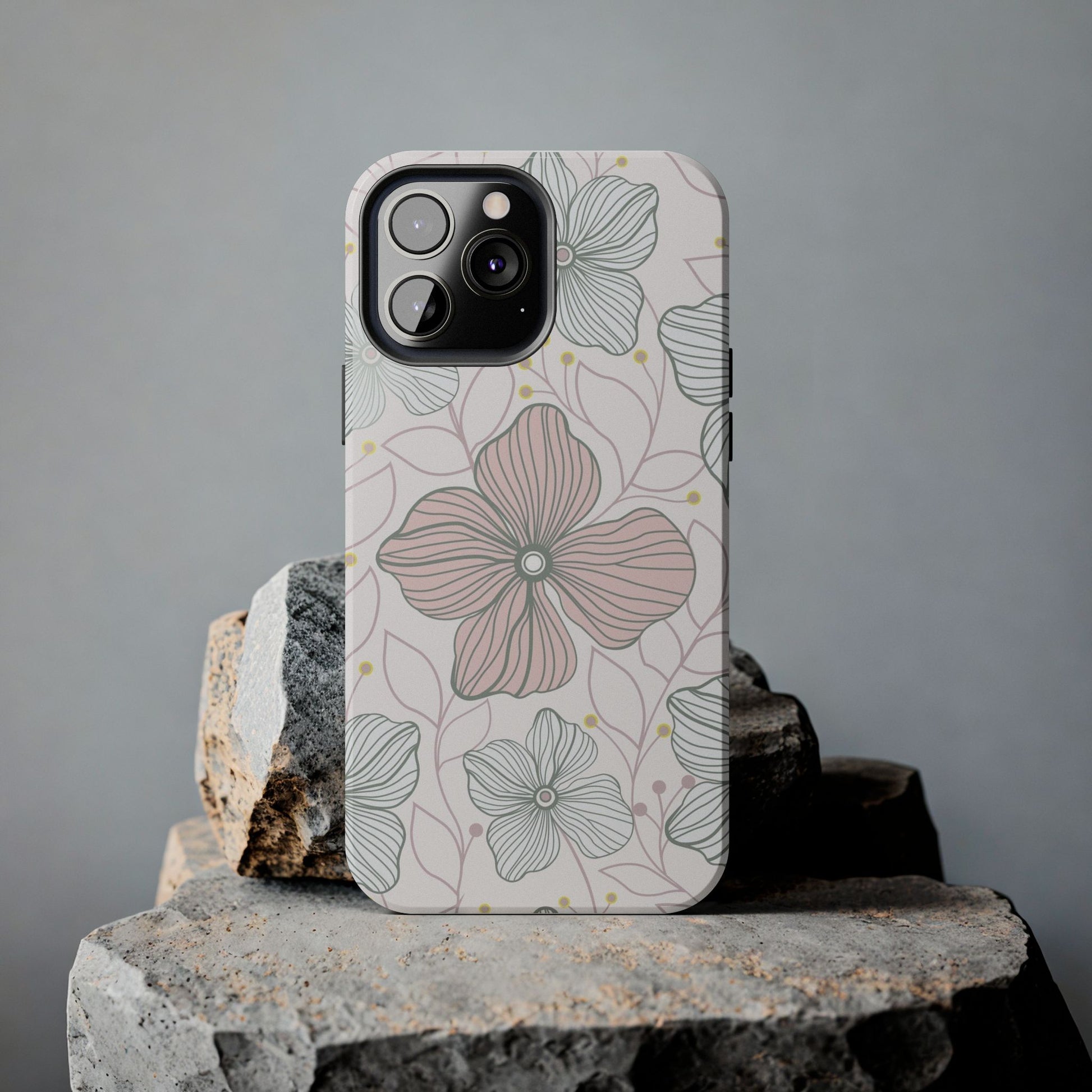 Florals seamless pattern Tough Phone Cases