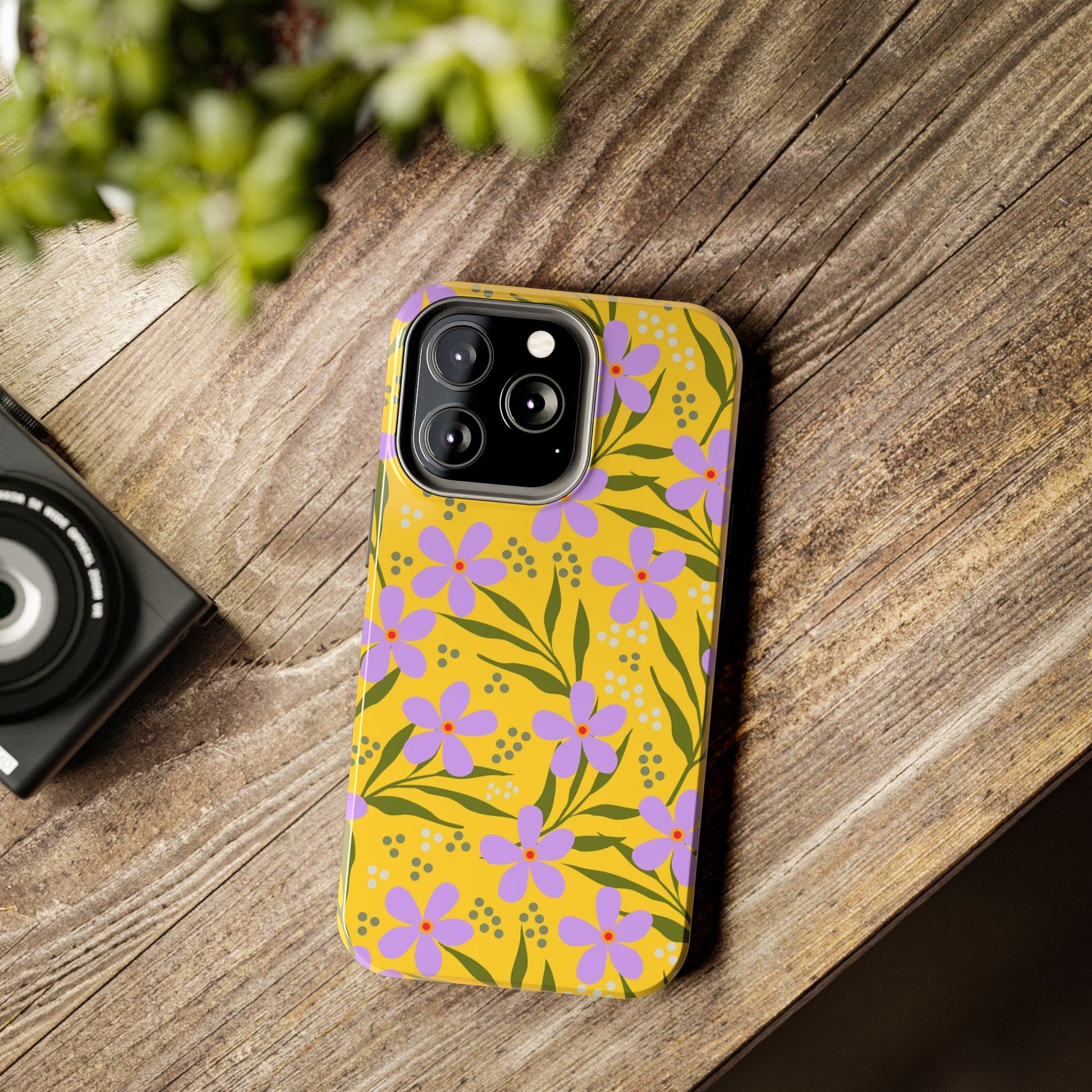 Folk art floral seamless pattern Tough Phone Cases