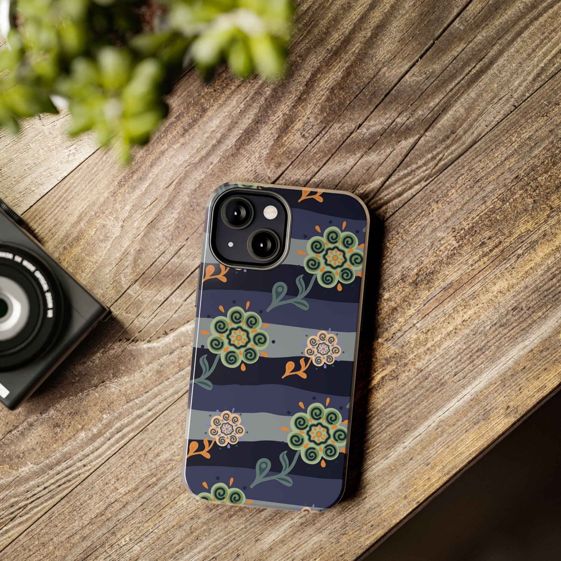 Abstract ethnic flower seamless pattern Tough Phone Cases