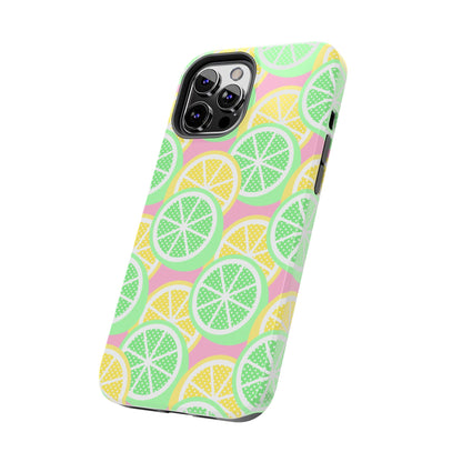 Lemon And Lime Pop Seamless Pattern Tough Phone Cases