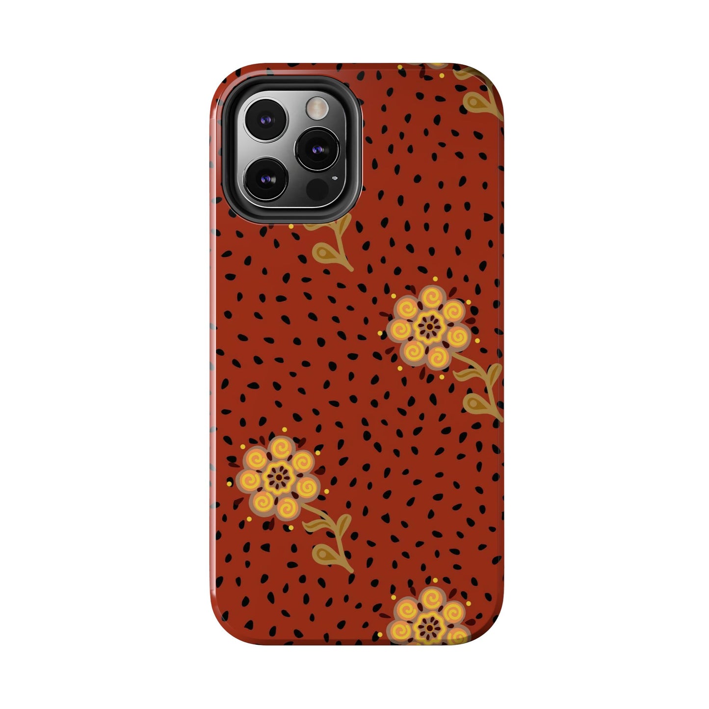 Abstract ethnic flower seamless pattern Tough Phone Cases