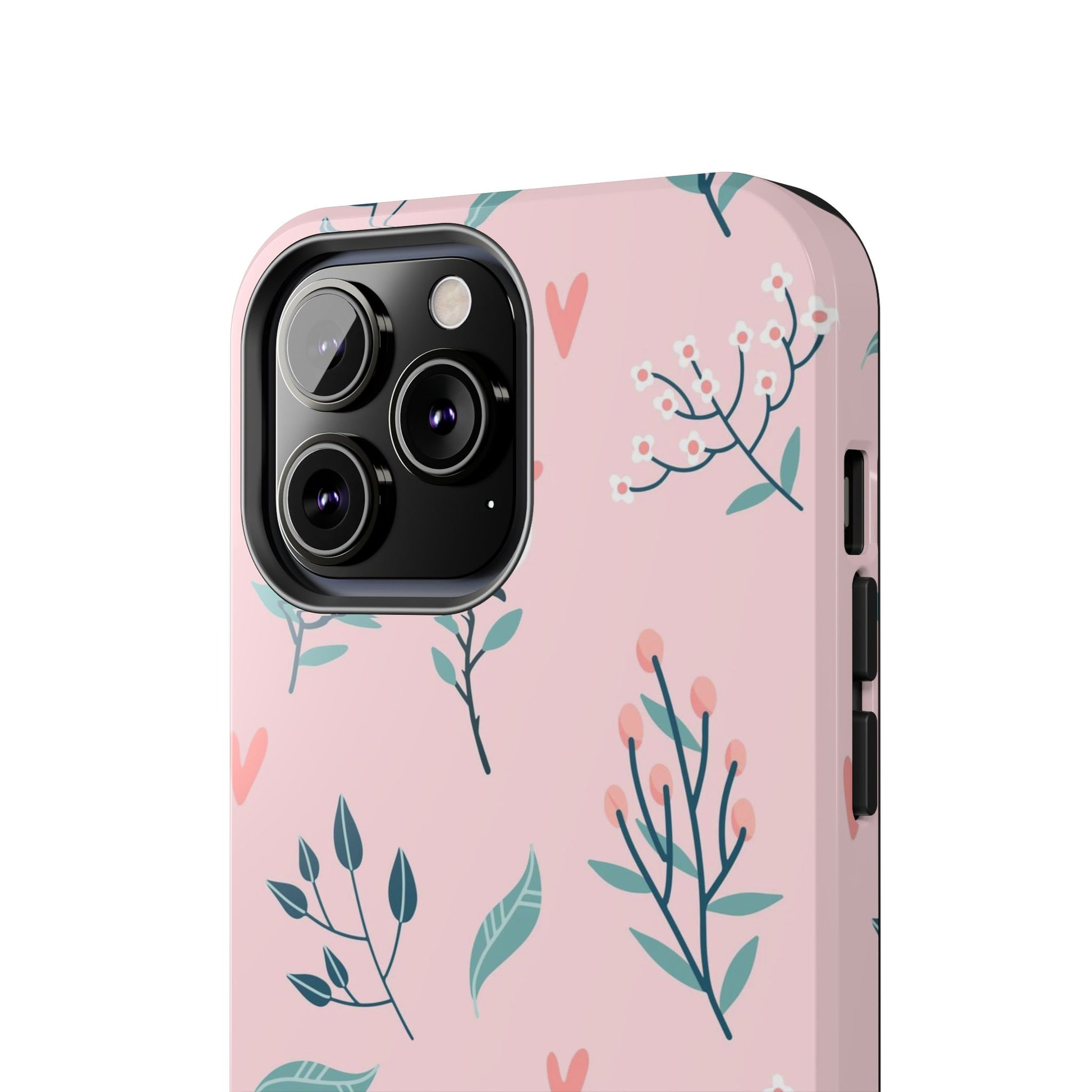 Floral seamless pattern. Garden flowers branches Tough Phone Cases