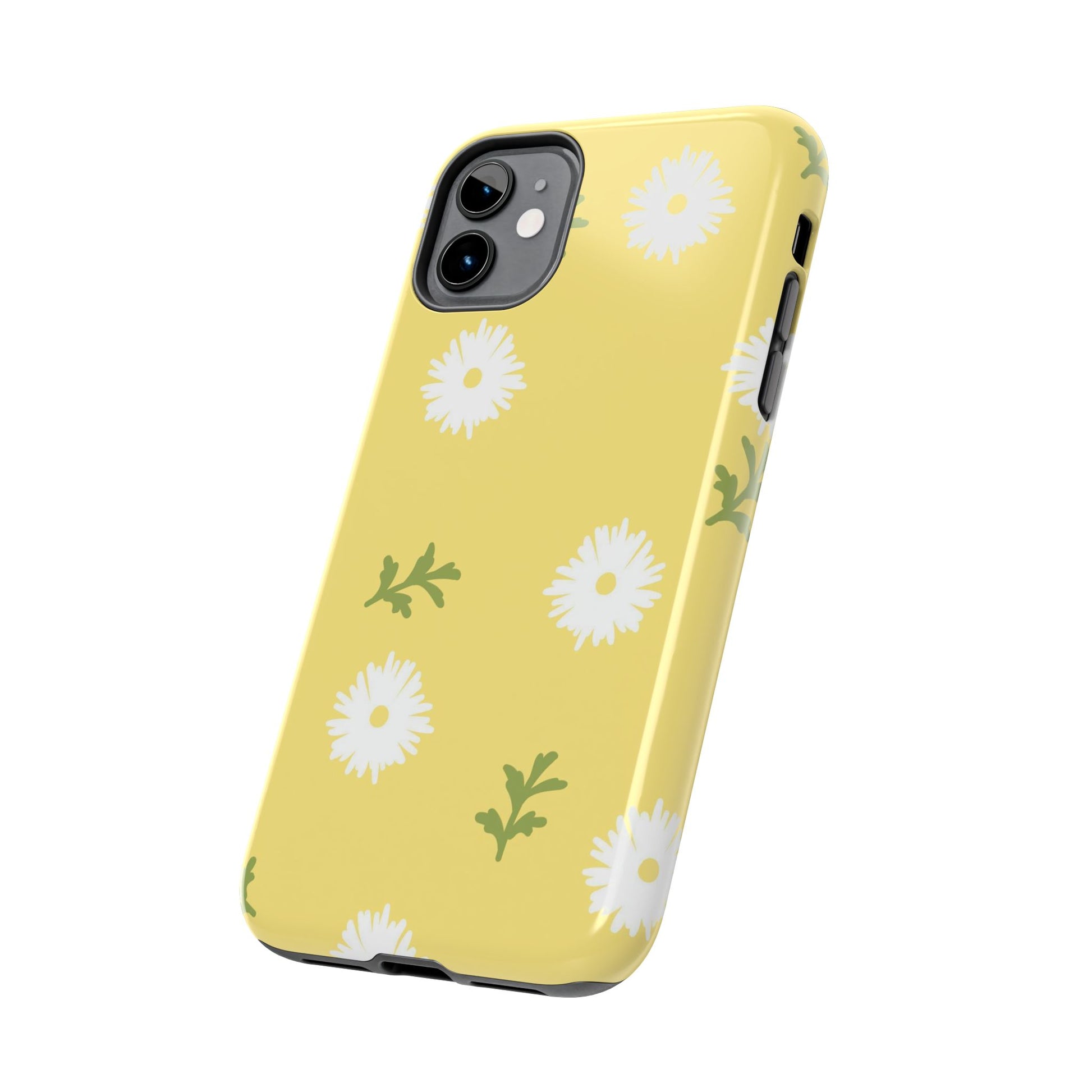 seamless doodle hand drawing daisy flower Tough Phone Cases