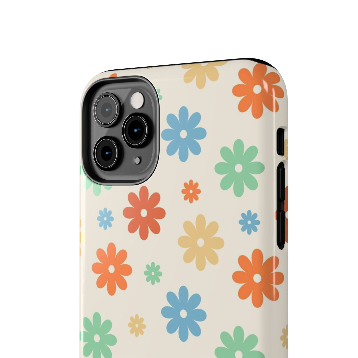 Retro groovy daisy seamless pattern Tough Phone Cases