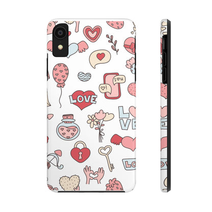 Romantic seamless pattern Tough Phone Cases iPhone XR