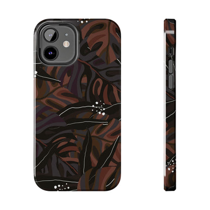 Modern exotic jungle plants Tough Phone Cases iPhone 12