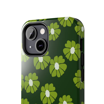 Retro groovy flowers seamless pattern Tough Phone Cases