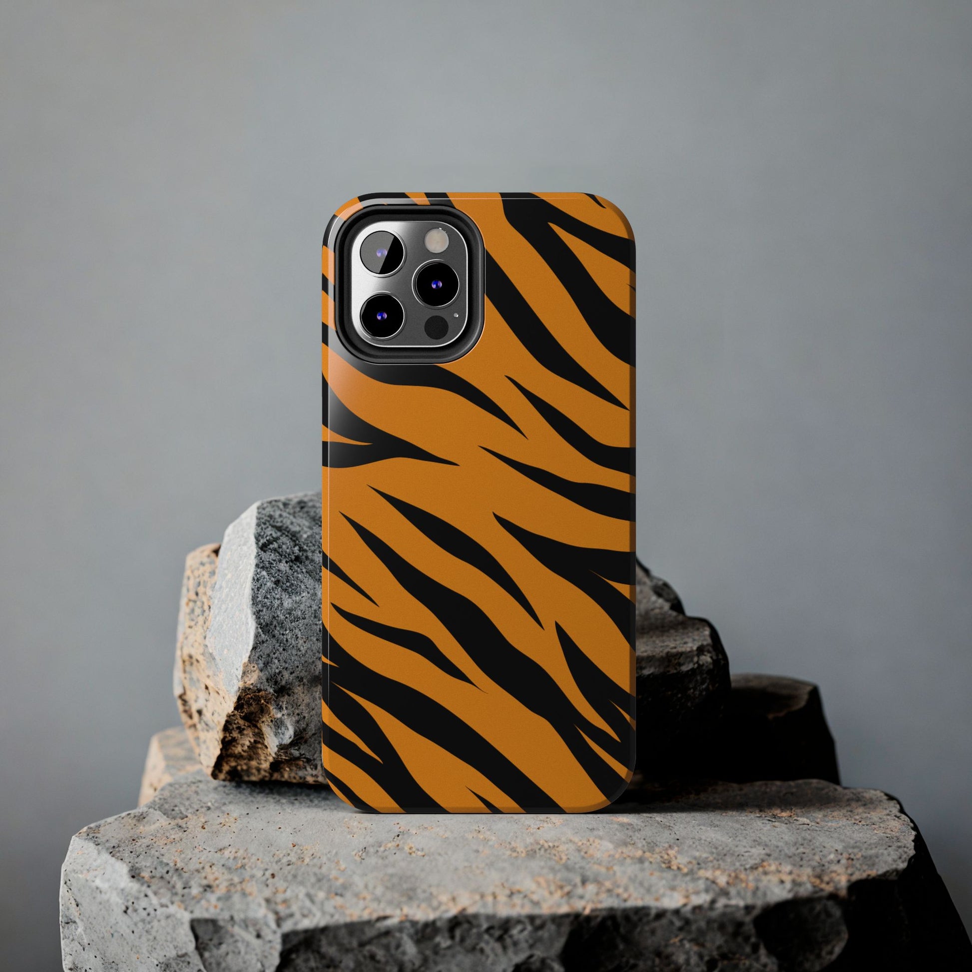 Tiger Texture Tough Phone Cases