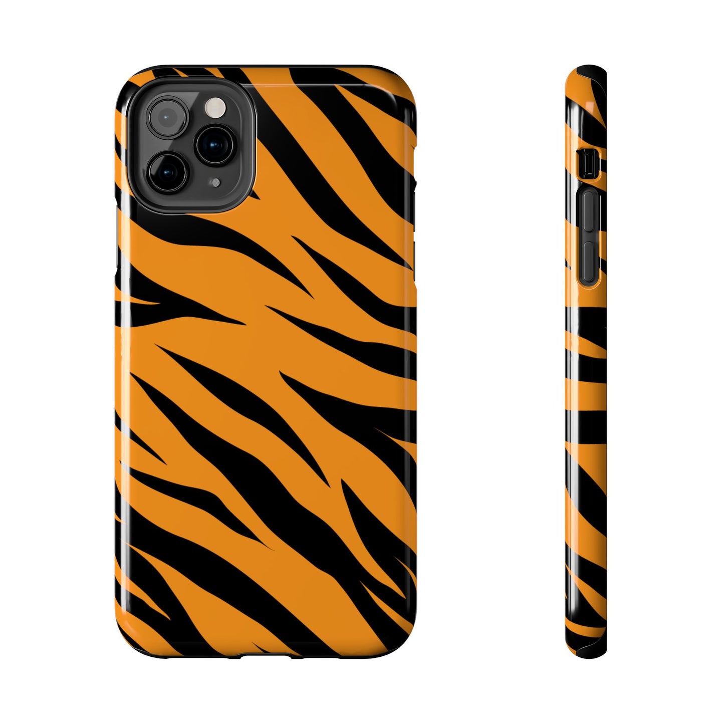 Tiger Texture Tough Phone Cases iPhone 11 Pro Max