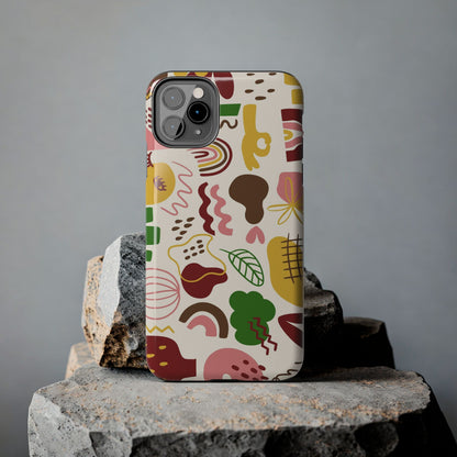 Simple abstract modern Tough Phone Cases