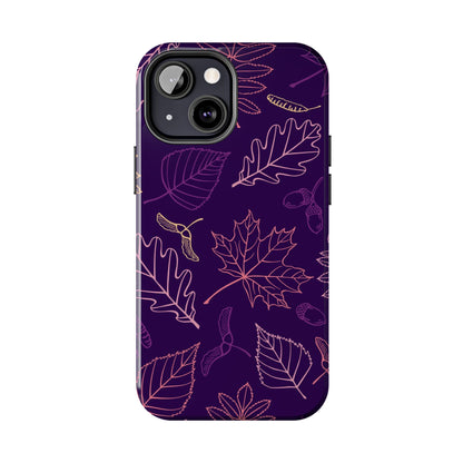 Seamless pattern with autumn leaves Tough Phone Cases