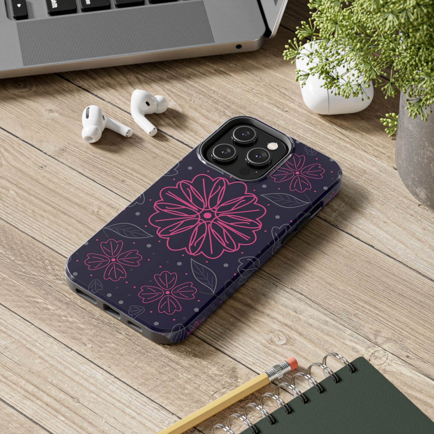 Seamless pattern geometry graphic for textile wrapping cover floor fabric Tough Phone Cases