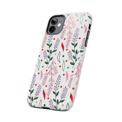 Seamless floral pattern, cute ditsy Tough Phone Cases