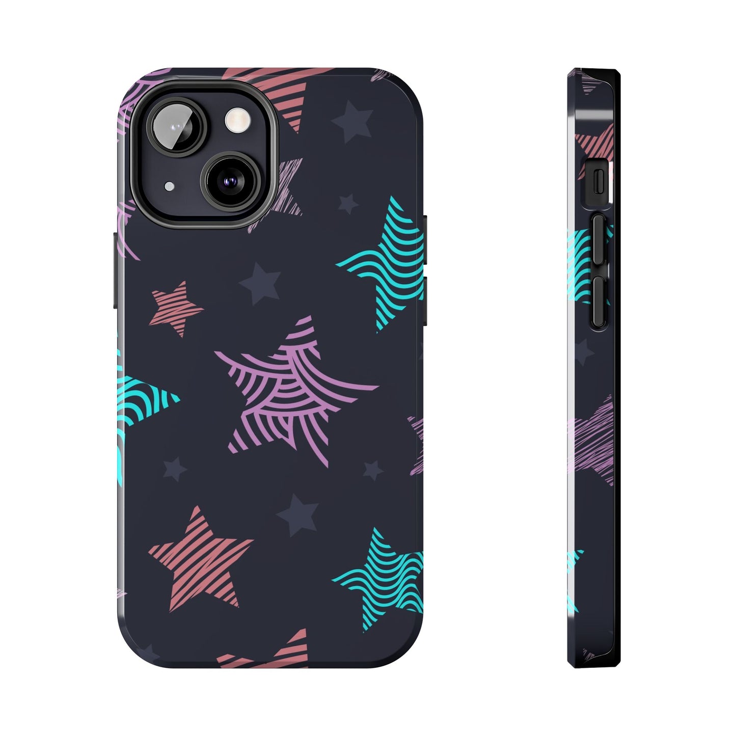 Hand Drawn Seamless Pattern Stars Tough Phone Cases iPhone 13 Mini