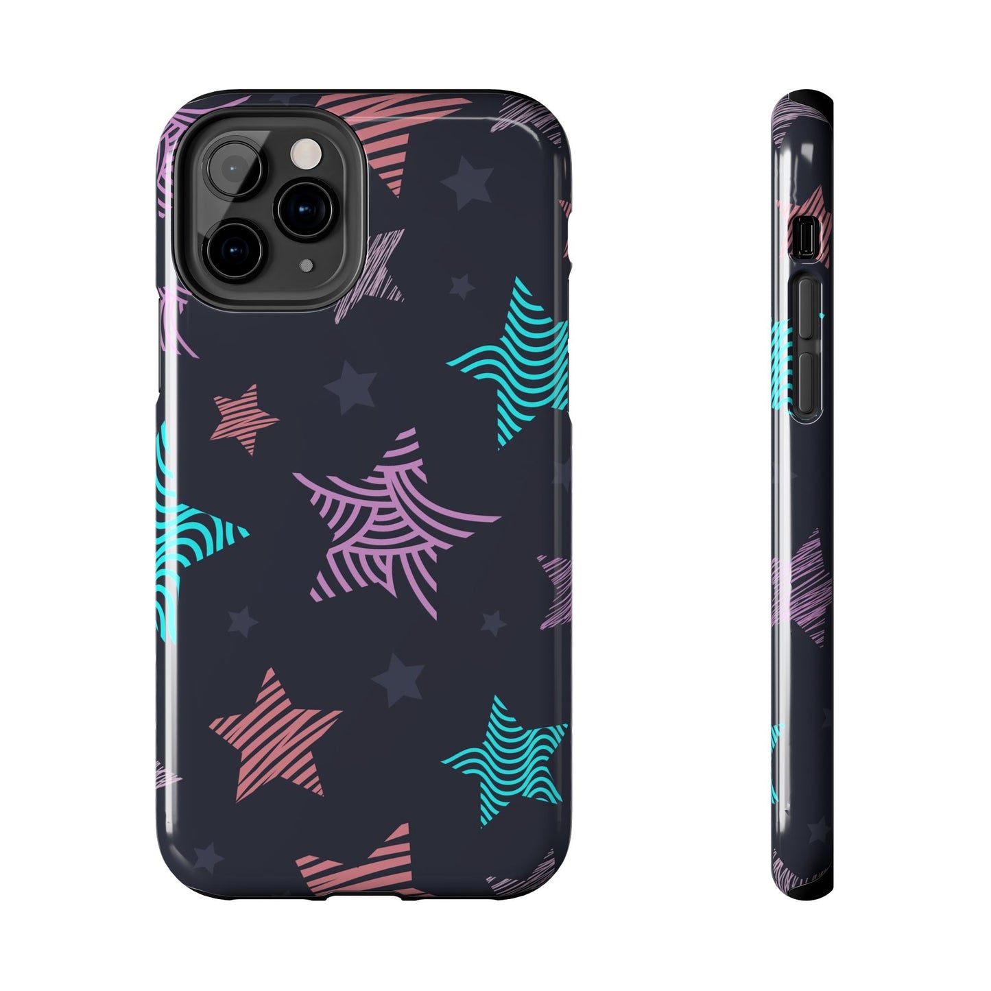 Hand Drawn Seamless Pattern Stars Tough Phone Cases iPhone 11 Pro