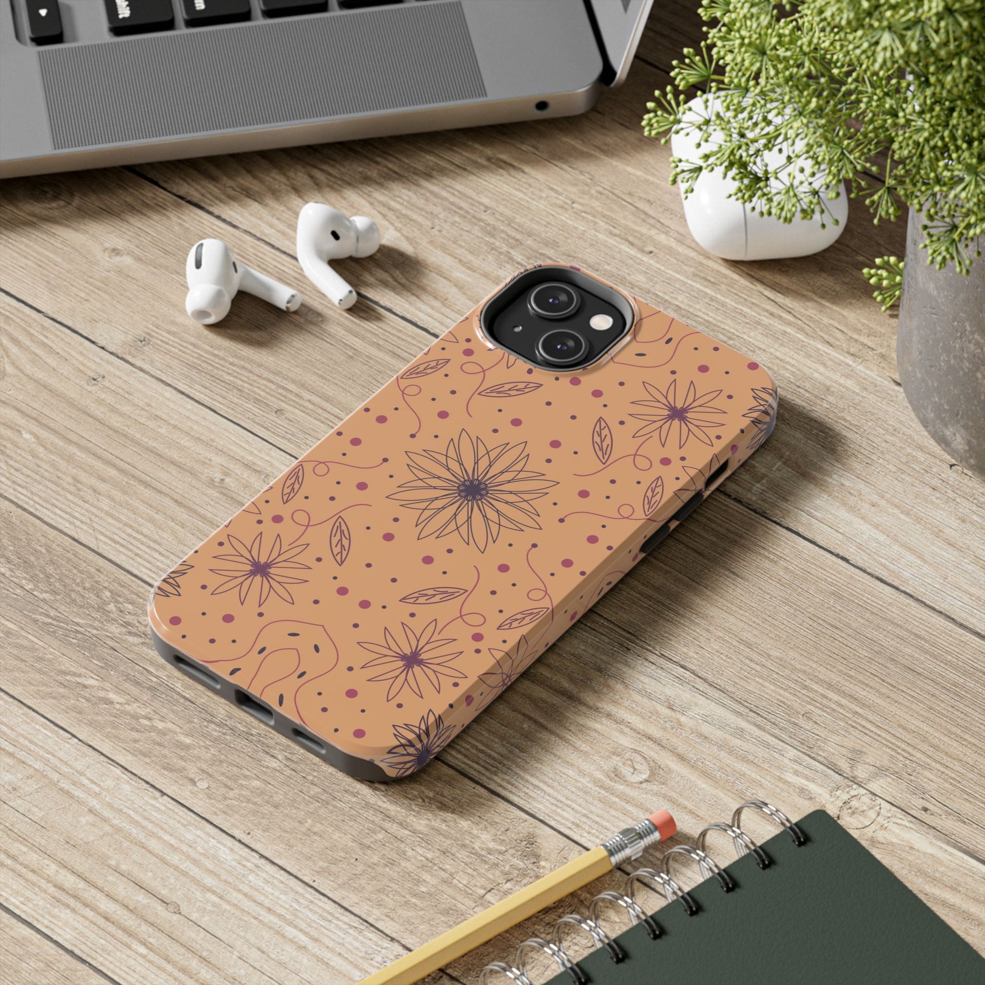 Seamless pattern geometry graphic for textile wrapping cover floor fabric Tough Phone Cases