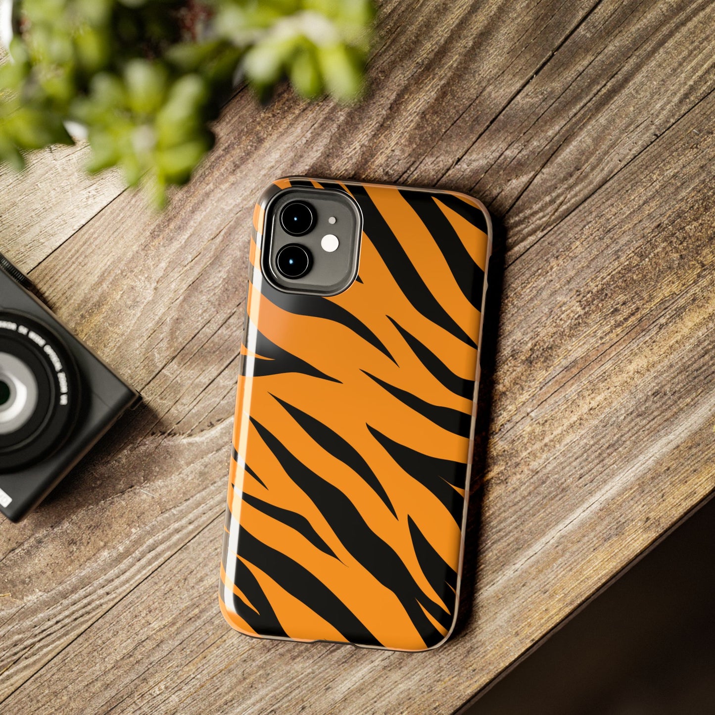 Tiger Texture Tough Phone Cases