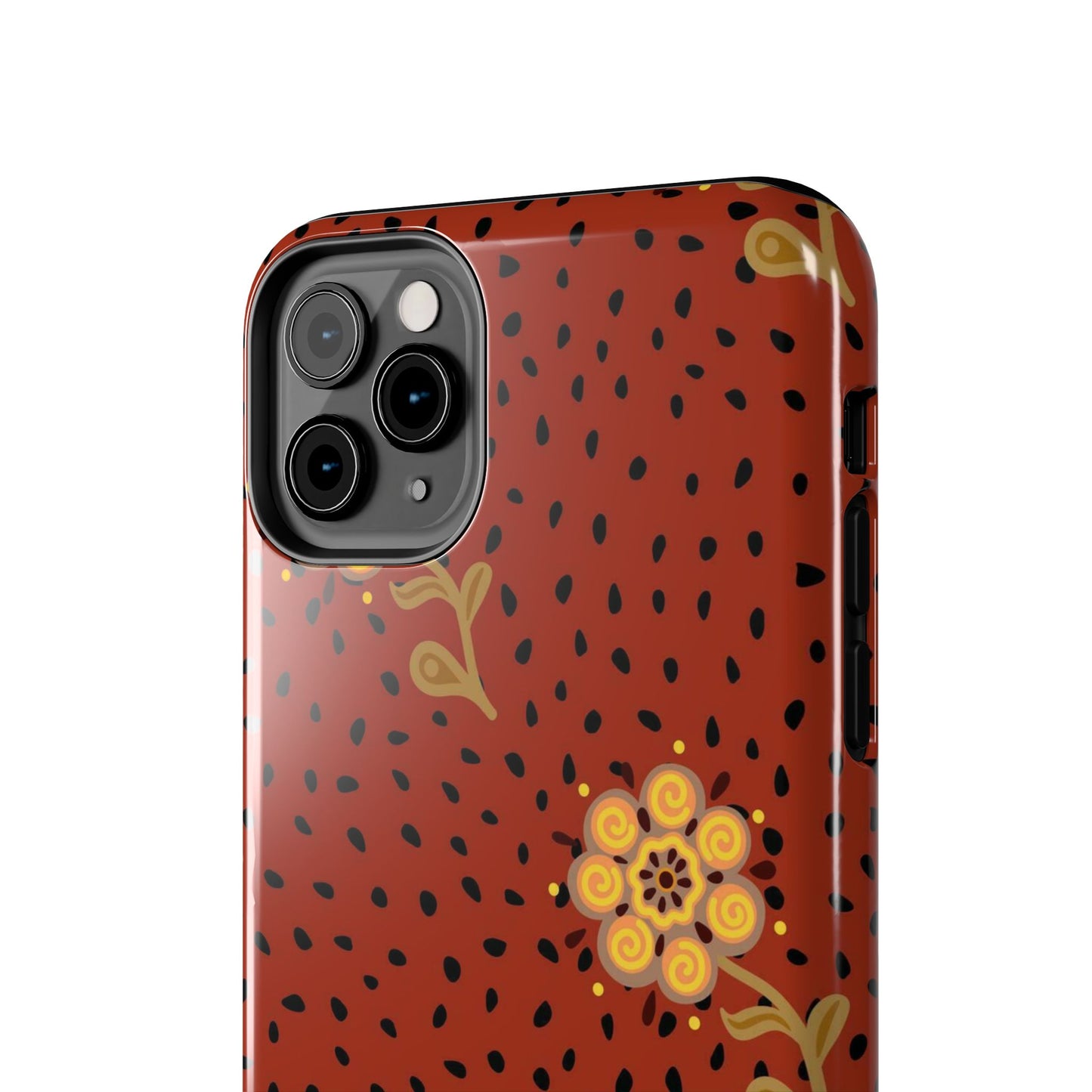 Abstract ethnic flower seamless pattern Tough Phone Cases