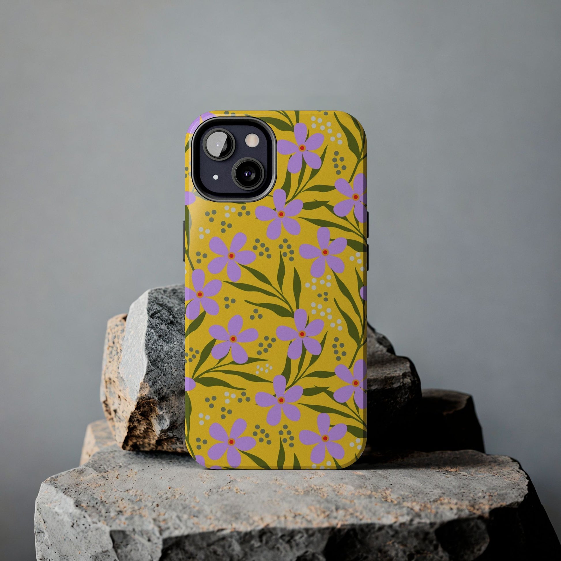 Folk art floral seamless pattern Tough Phone Cases