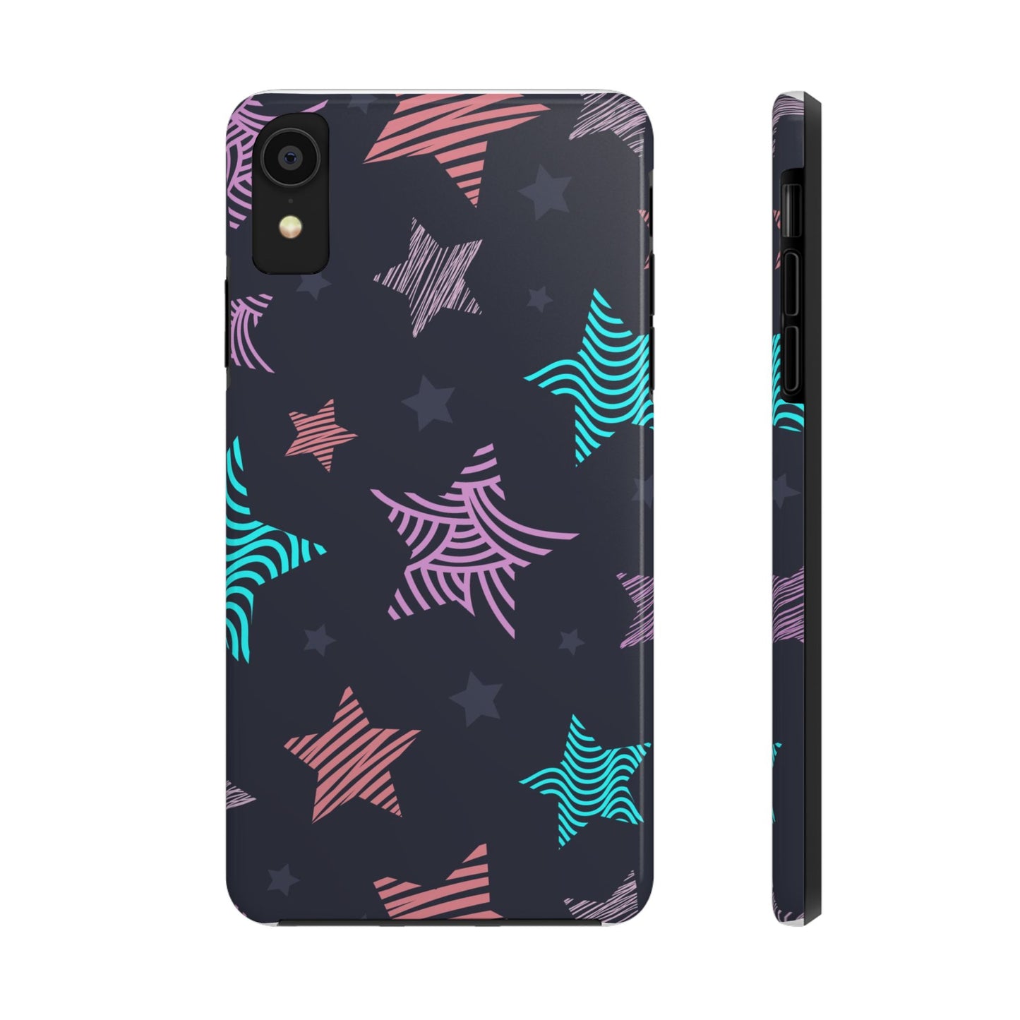 Hand Drawn Seamless Pattern Stars Tough Phone Cases iPhone XR