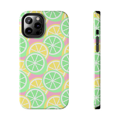 Lemon And Lime Pop Seamless Pattern Tough Phone Cases iPhone 12 Pro Max