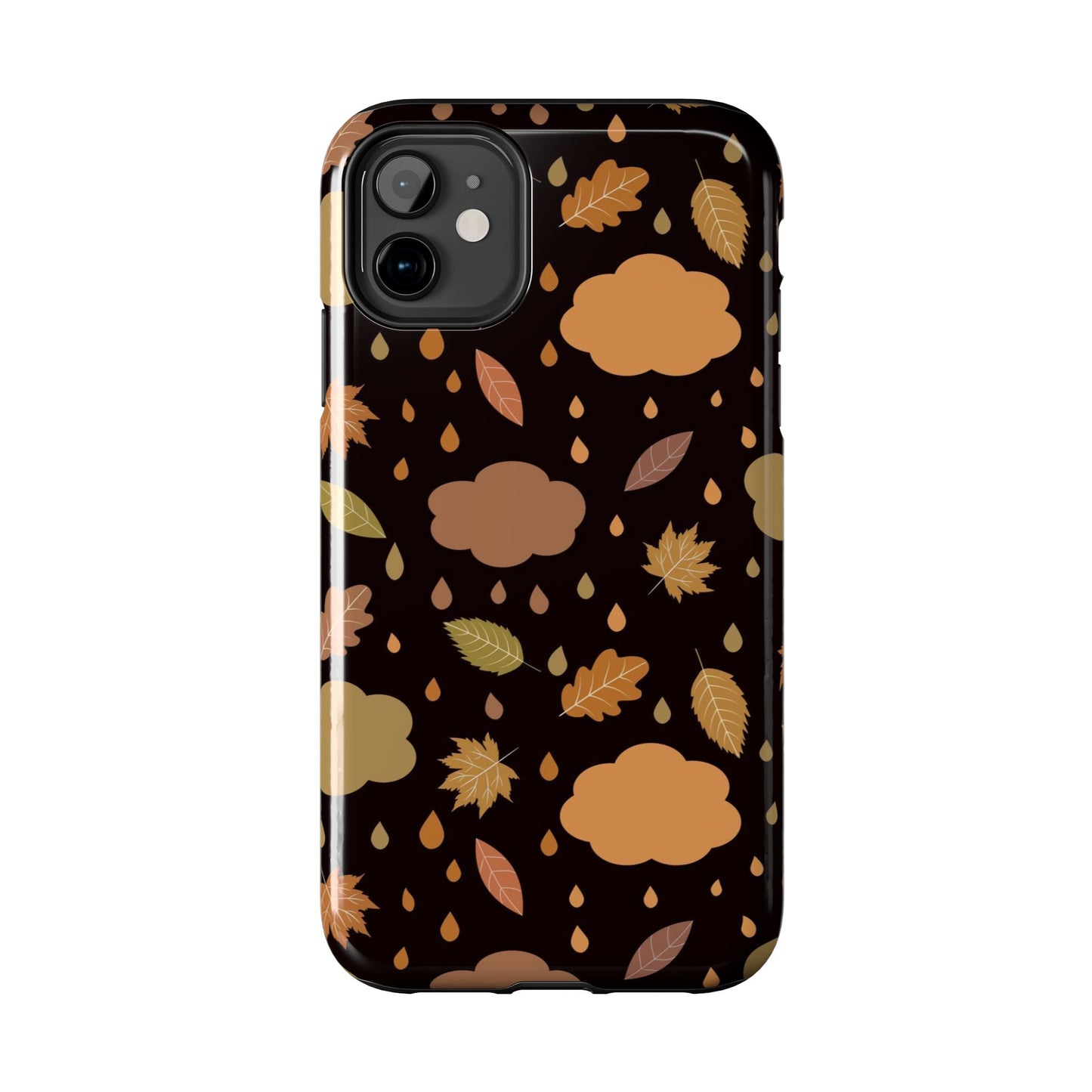 Autumn seamless pattern with clouds Tough Phone Cases