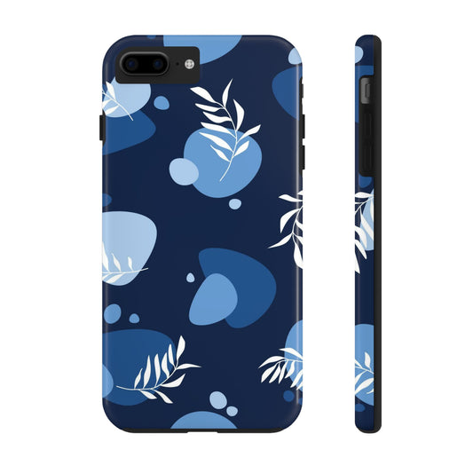 Blue print Seamless pattern with spots Tough Phone Cases iPhone 7 Plus, iPhone 8 Plus