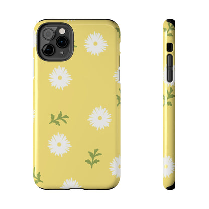 seamless doodle hand drawing daisy flower Tough Phone Cases iPhone 11 Pro Max