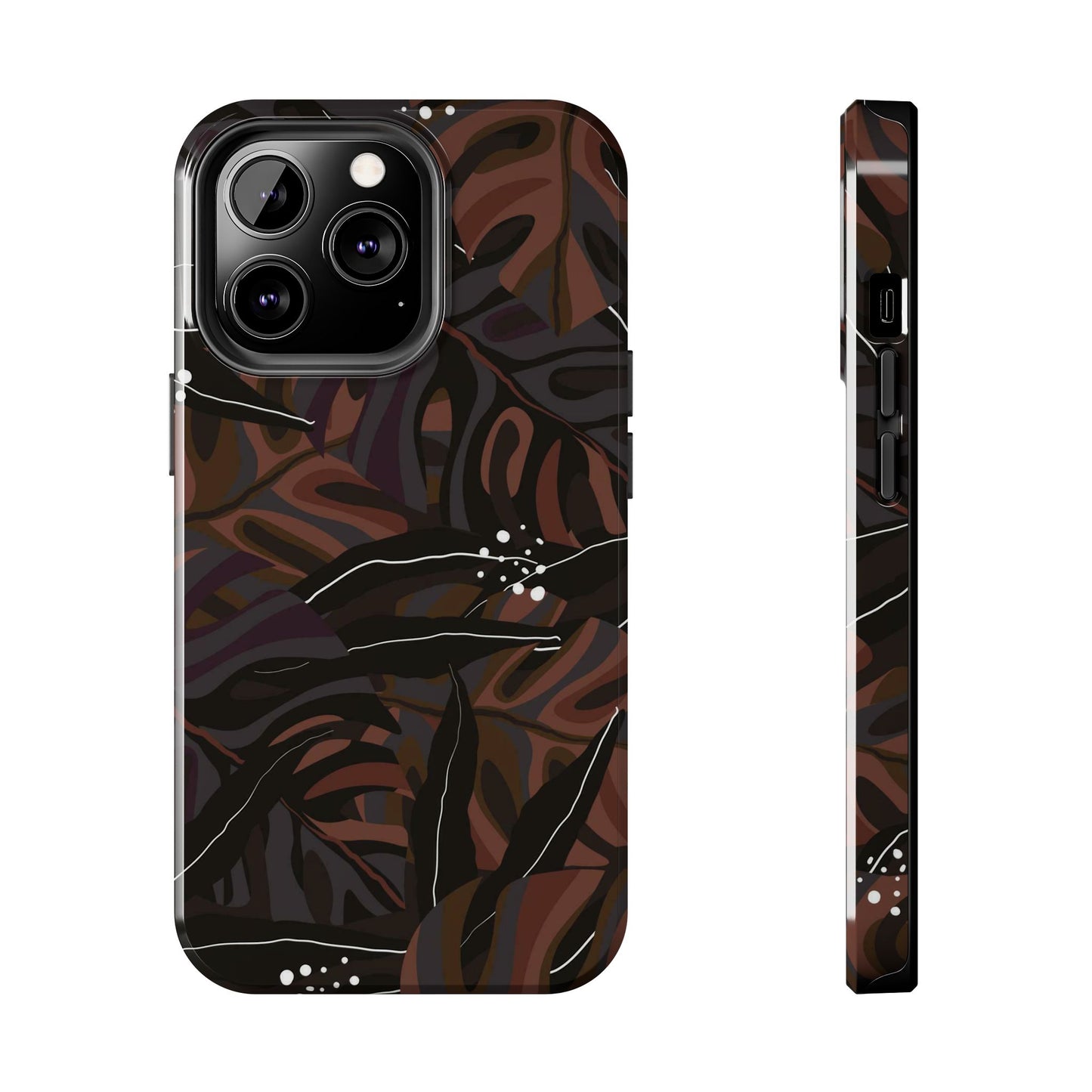 Modern exotic jungle plants Tough Phone Cases iPhone 13 Pro