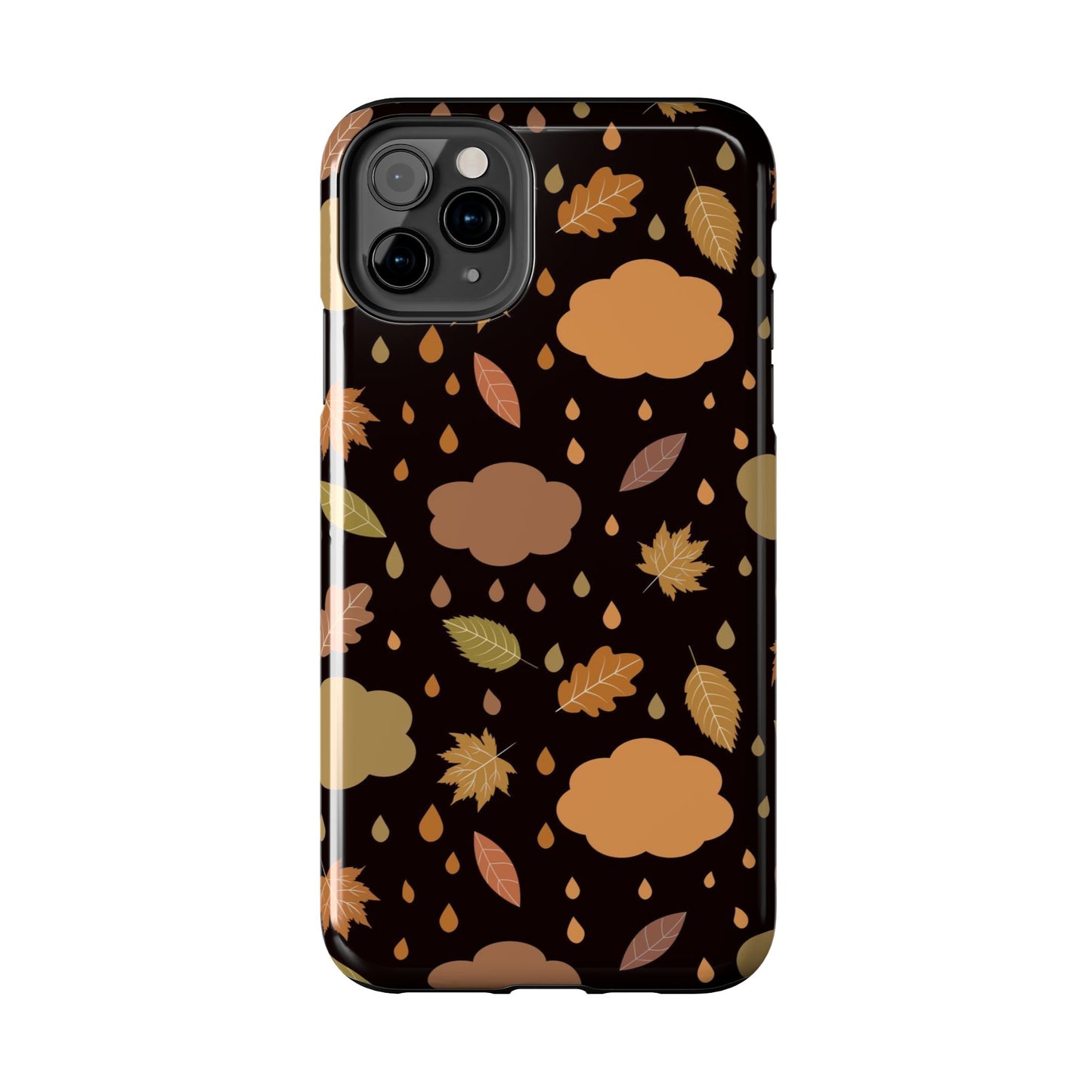 Autumn seamless pattern with clouds Tough Phone Cases