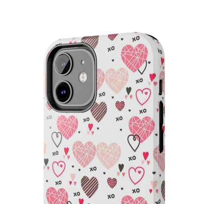 Valentine Hearts Tough Phone Cases