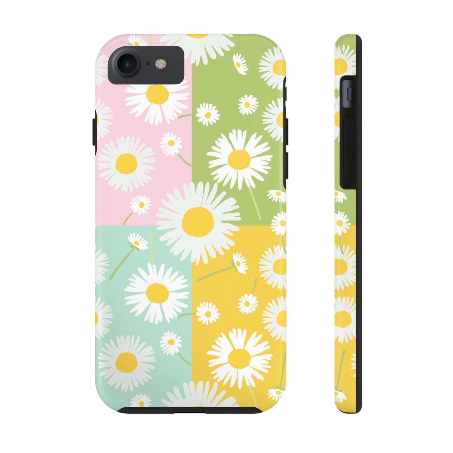 4 colors set of dandelion seamless pattern Tough Phone Cases iPhone 7, iPhone 8, iPhone SE