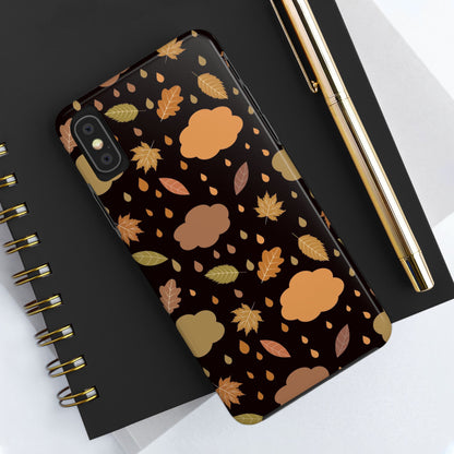 Autumn seamless pattern with clouds Tough Phone Cases