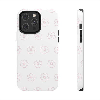 Cherry blossom seamless pattern Tough Phone Cases iPhone 14 Pro Max