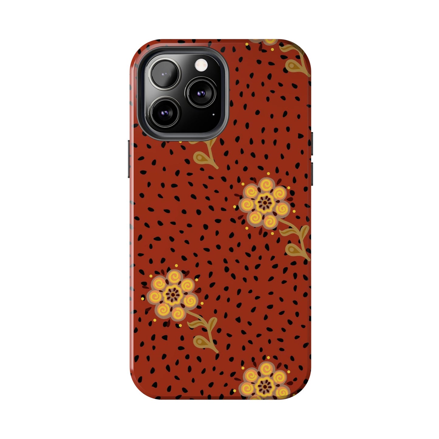 Abstract ethnic flower seamless pattern Tough Phone Cases