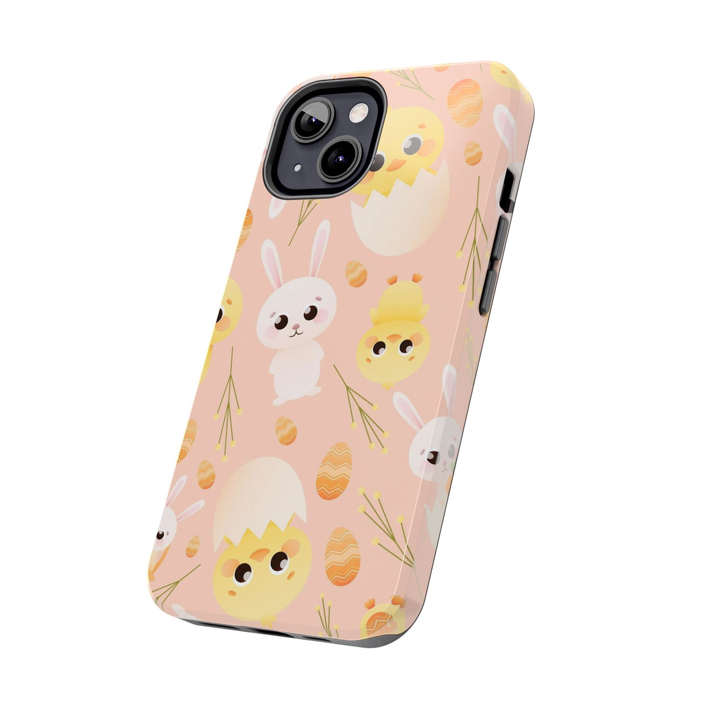 Eastern seamless pattern with cute animal Tough Phone Cases