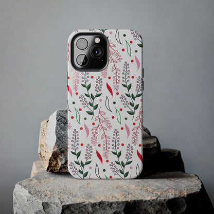 Seamless floral pattern, cute ditsy Tough Phone Cases