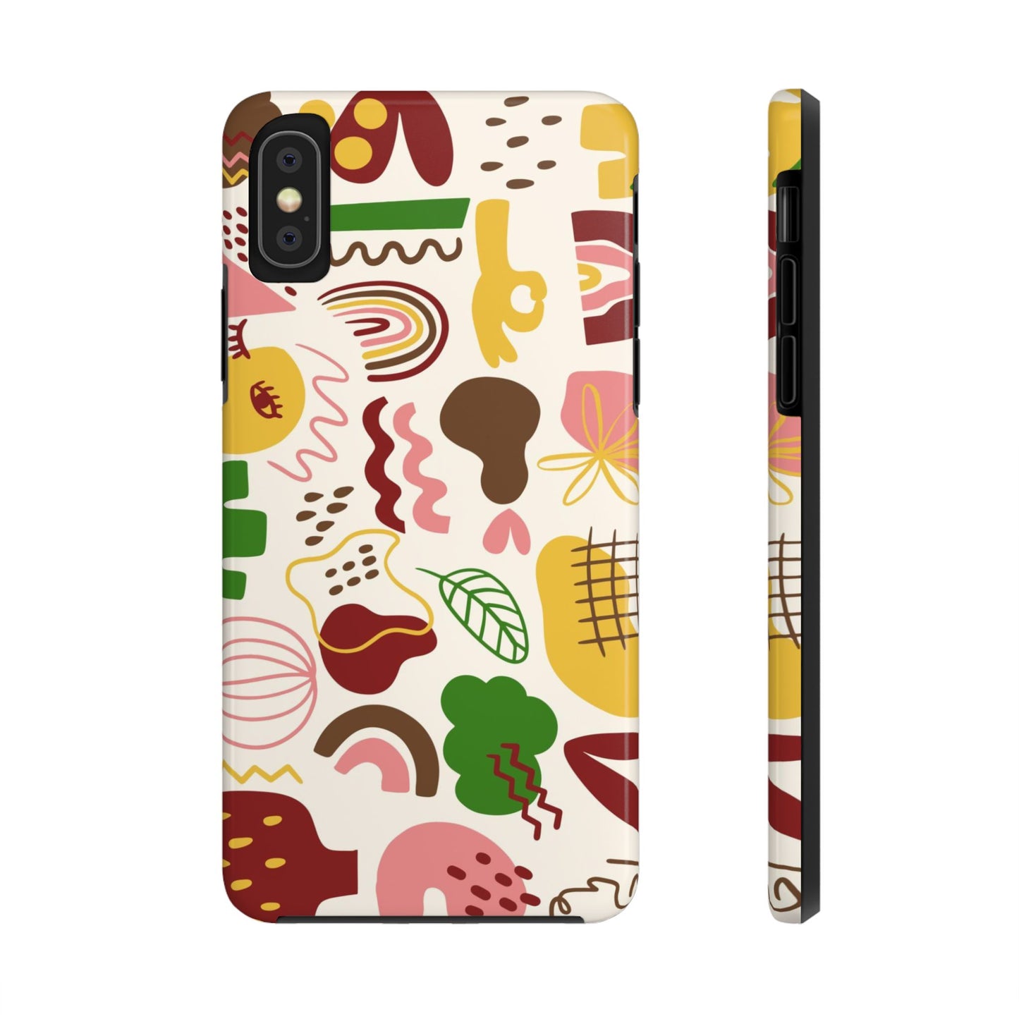 Simple abstract modern Tough Phone Cases iPhone XS