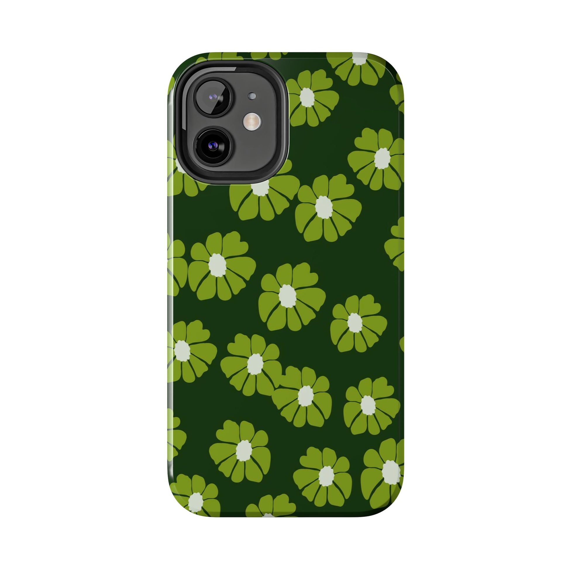 Retro groovy flowers seamless pattern Tough Phone Cases