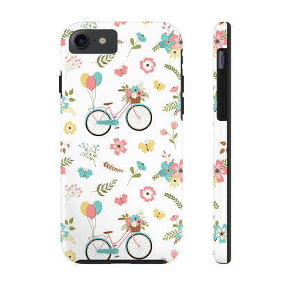 Floral spring romantic pattern with flower bouquets Tough Phone Cases iPhone 7, iPhone 8, iPhone SE