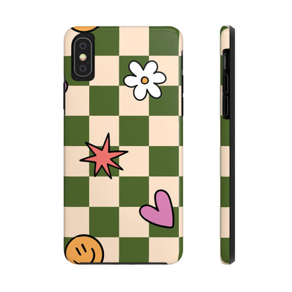 Groovy seamless pattern Tough Phone Cases iPhone X