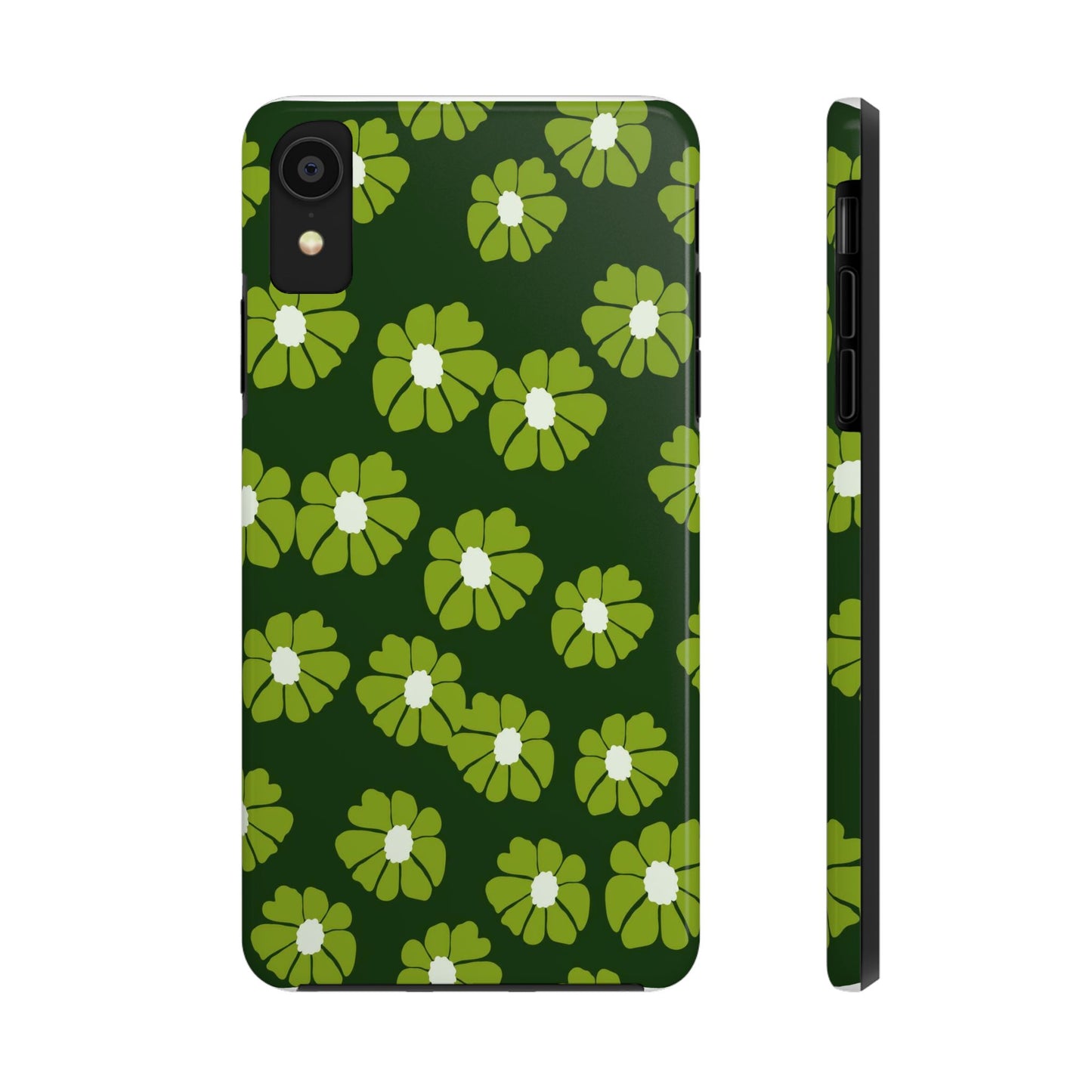 Retro groovy flowers seamless pattern Tough Phone Cases iPhone XR